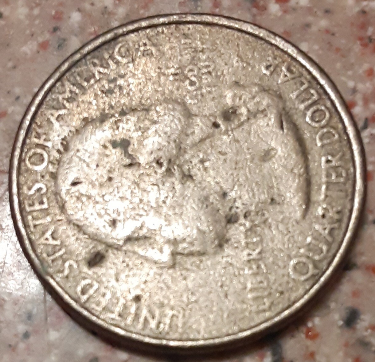 2015 Blue Ridge Parkway Quarter Planchet ERRORImproperly Annealed