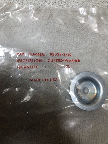 Kawasaki NOS NEW 92022-3519 Washer Intruder Invader Snowmobile Snow 1979-81 - Picture 2 of 3
