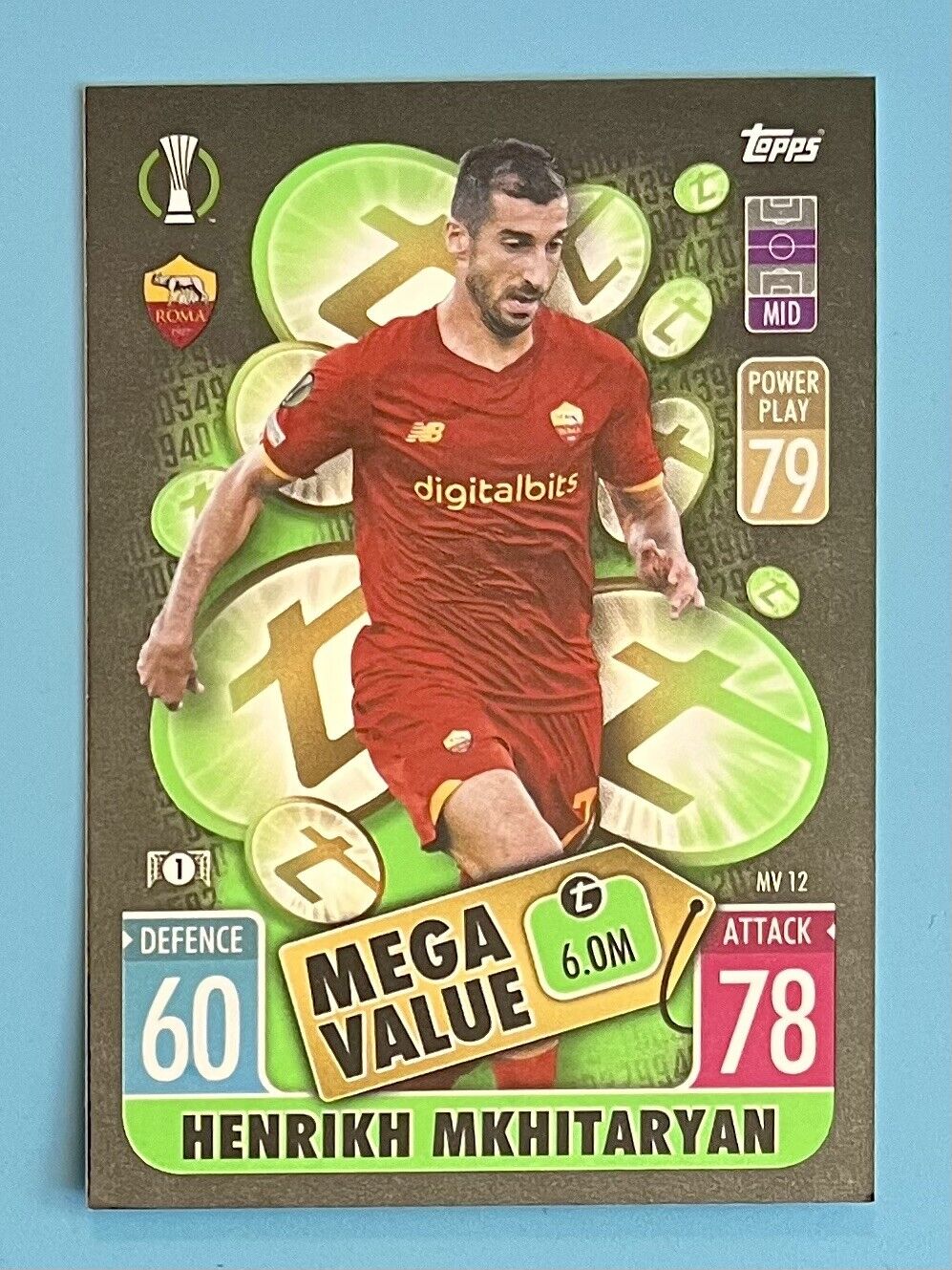 2022-23 Topps UEFA Superstars - Henrikh Mkhitaryan Rare #79