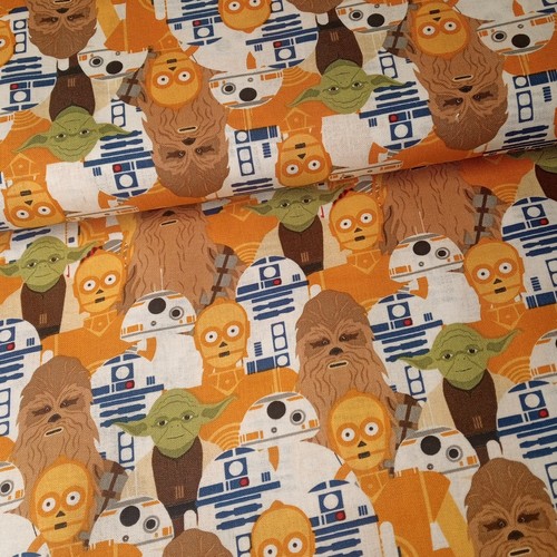 25 Star Wars Cotton Fabrics Darth Vader Mandalorian Baby Yoda PER METRE - Picture 105 of 178
