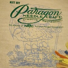 "The Umbrella Children" Hummel Vintage Embroidery Kit Paragon 9"x12" 0364