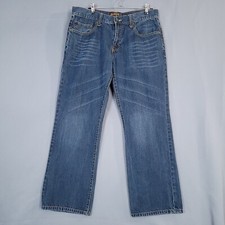 American Rag Men's Denim Pants Mid Rise Regular Fit Straight Size 36 x 32