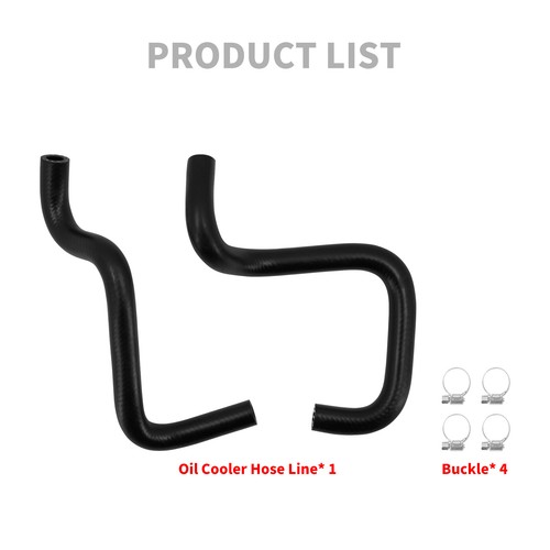 Tubo Scarico Oil Cooler Hose Line For Harley Touring Road King Glide 2011-2016 - Picture 2 of 16