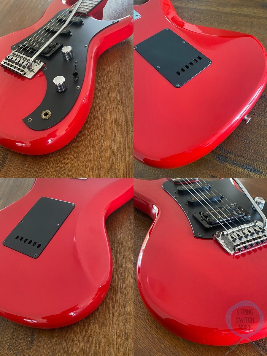 Aria Pro II Guitar, RS Wildcat, HSS SUPER STRAT, Red, MIJ Aria Pro II Guitar, RS Wildcat, HSS SUPER STRAT, Red, MIJ