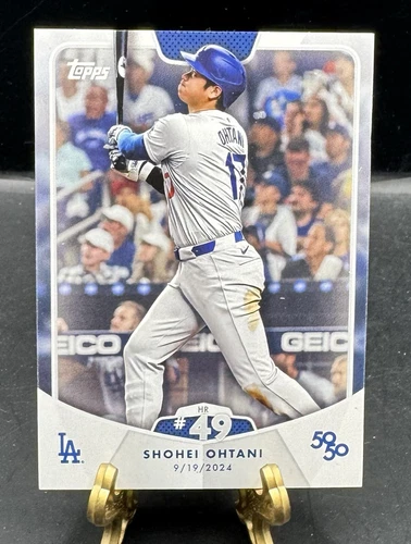 2024 Topps 50/50 Shohei Ohtani - HR #49- Card #99- Los Angeles Dodgers