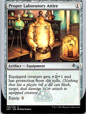 Proper Laboratory Attire Magic The Gathering Unstable Card Near Mint X1