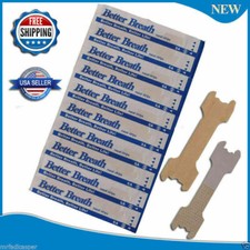 100 Pieces Better Breath/Reduce Stop Snoring Right Now Large/Tan Nasal Strips
