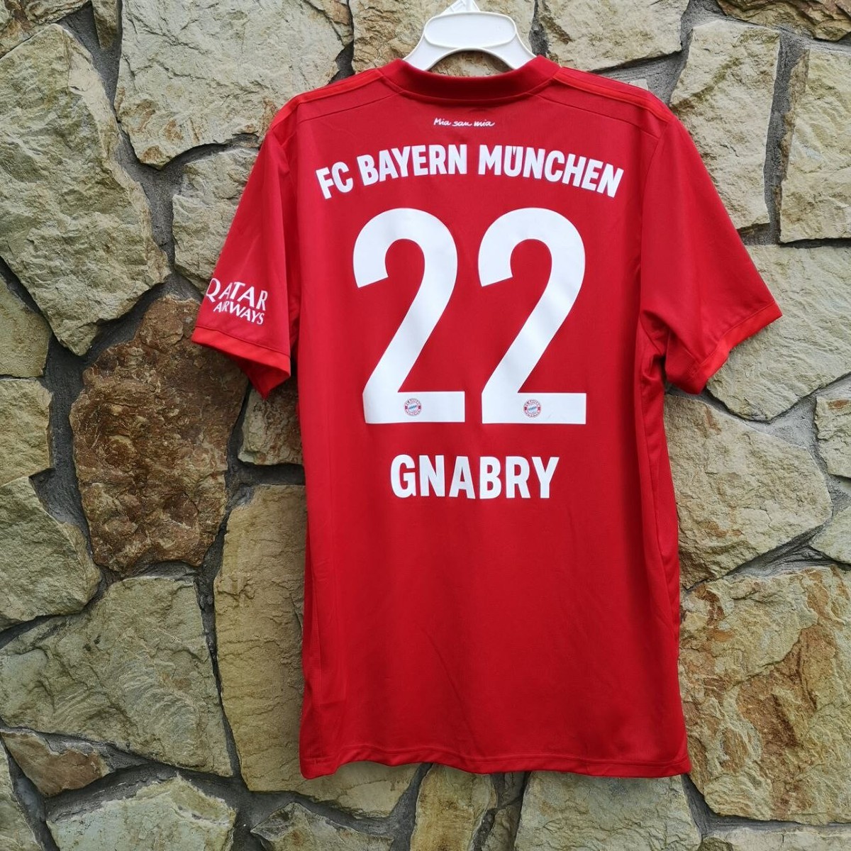 Gnabry Bayern Munich 2019 2020 Home Football Shirt Soccer Jersey