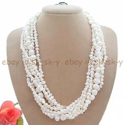 Baroque Freshwater Pearl Necklace In 14k Yellow Gold – Filigree Jewelers - Foto 4