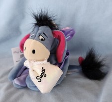 Vintage Disney Store SUGAR PLUM FAIRY EEYORE Beanbag Plush New w/Tags