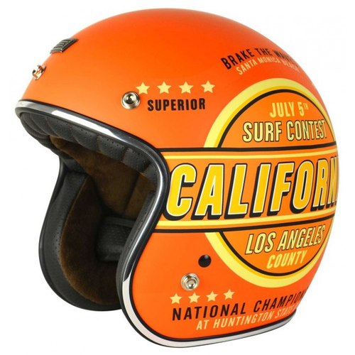 CASCO MOTO JET ORIGINE PRIMO SOCIAL CUSTOM VINTAGE TAGLIA XS | eBay