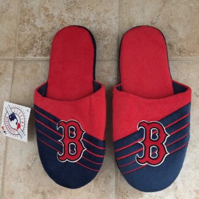 boston red sox mens slippers