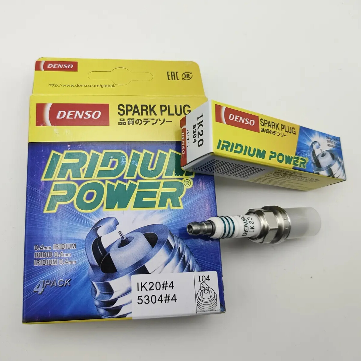 4Pcs New Denso Iridium Power Spark Plugs for 1999-2008 Solara 3.0L 3.3L V6