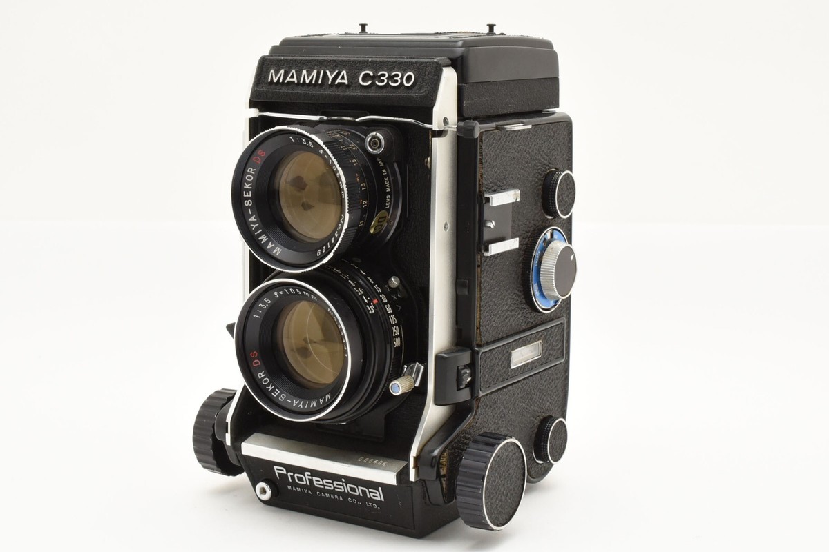 MINT] Mamiya C330 Pro 6x6 Film Camera DS 105mm F3.5 Blue Dot
