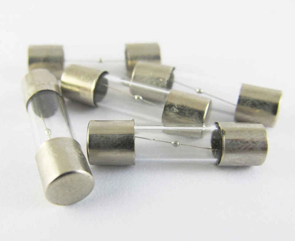 100 Pcs 5x20 Slow Blow Glass Fuse 5mm x 20mm 250V Slow Blow - Image 2 of 3