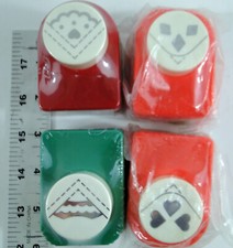 Corner Punch Paper Lot of 4 Scrap Book Punches Assorted styles / brands
