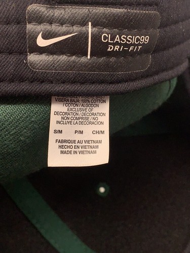 Michigan State Spartans Hat Cap Fitted Small Medium Green Nike NCAA Sparty Gruff - Picture 12 of 15