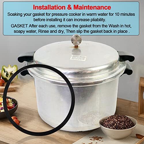 Replacement Mirro Pressure Cooker Gasket S9882 For Mirro 12qt/16qt