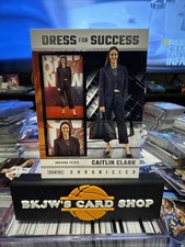 2025 Caitlin Clark Chronicled DRESS FOR SUCCESS #62 Indiana Fever