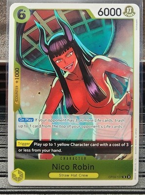 Nico Robin OP09-107 R - One Piece TCG Foil Emperors in the New World Near Mint+