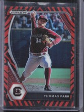 2021 Panini Prizm Draft Picks #PDP150 Thomas Farr Tiger Stripes Prizm #/99