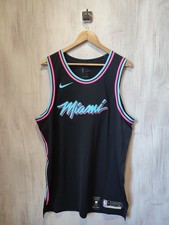 AUTHENTIC Miami Heat 2018 2019 city jersey shirt Sz 52 XL Nike NBA kit VAPORKNIT