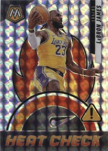 2005 U.D. Reflections Triple Fabric Refractor-Red LeBron James 18