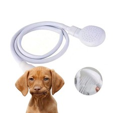 Handheld Faucet Sprayer For Pet Bathing Shampooing ABS White