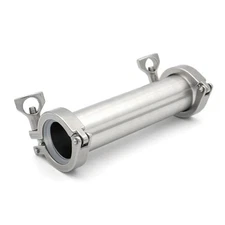 Sanitary SS304 Pipe Spool Tube 100-300mm OD19-51 Ferrule 50.5 64mm Clamp Fitting