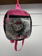 2014 FAB Sanrio Hello Kitty Sequin Pink/Black Small Backpack