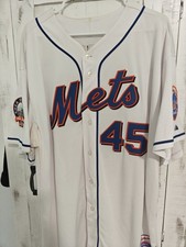 Pedro Martinez 2008 New York Mets Majestic Home  Jersey  AUTHENTIC 