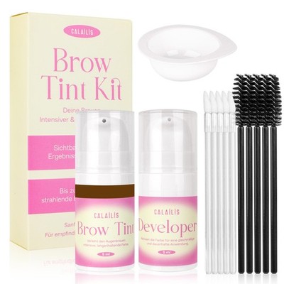 Augenbrauenfarbe Set, Brow Tint Kit für einen natürlichen Look und ein langan...