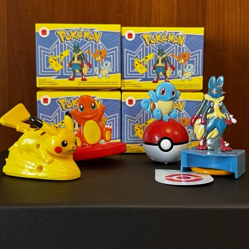 Pokémon McDonalds Japan 2025 Happy Meal Toy complete 4 set New pikachu lucario - Picture 5 of 6