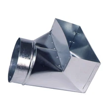 Master Flow 12 in. x 2-1/4 in. to 6 in. 90-Degree Register Box dented or bent