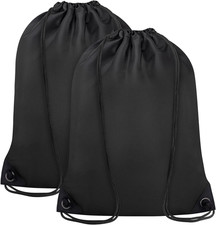 2PCS Drawstring Bags Bulk, String Backpack for Men Women, Cinch Bag Draw String