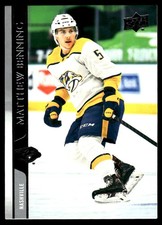 2020-21 Upper Deck #575 Matthew Benning Nashville Predators Hockey Card