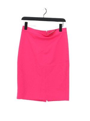 J. Crew Damen Midi Rock W 30 in Rosa Baumwolle