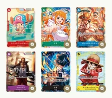 One Piece Mcdonald's 2025 Promo Card Game Complete Set Japanese Nami Luffy NM