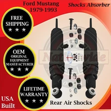 Monroe Genuine OEM Rear Air Shocks For 1979-1993 Ford Mustang Lifetime Warranty