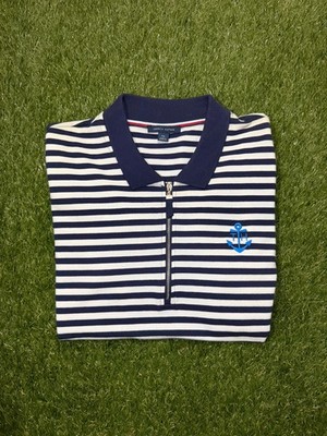 Tommy Hilfiger Vintage Poloshirt Blau Weiß XL