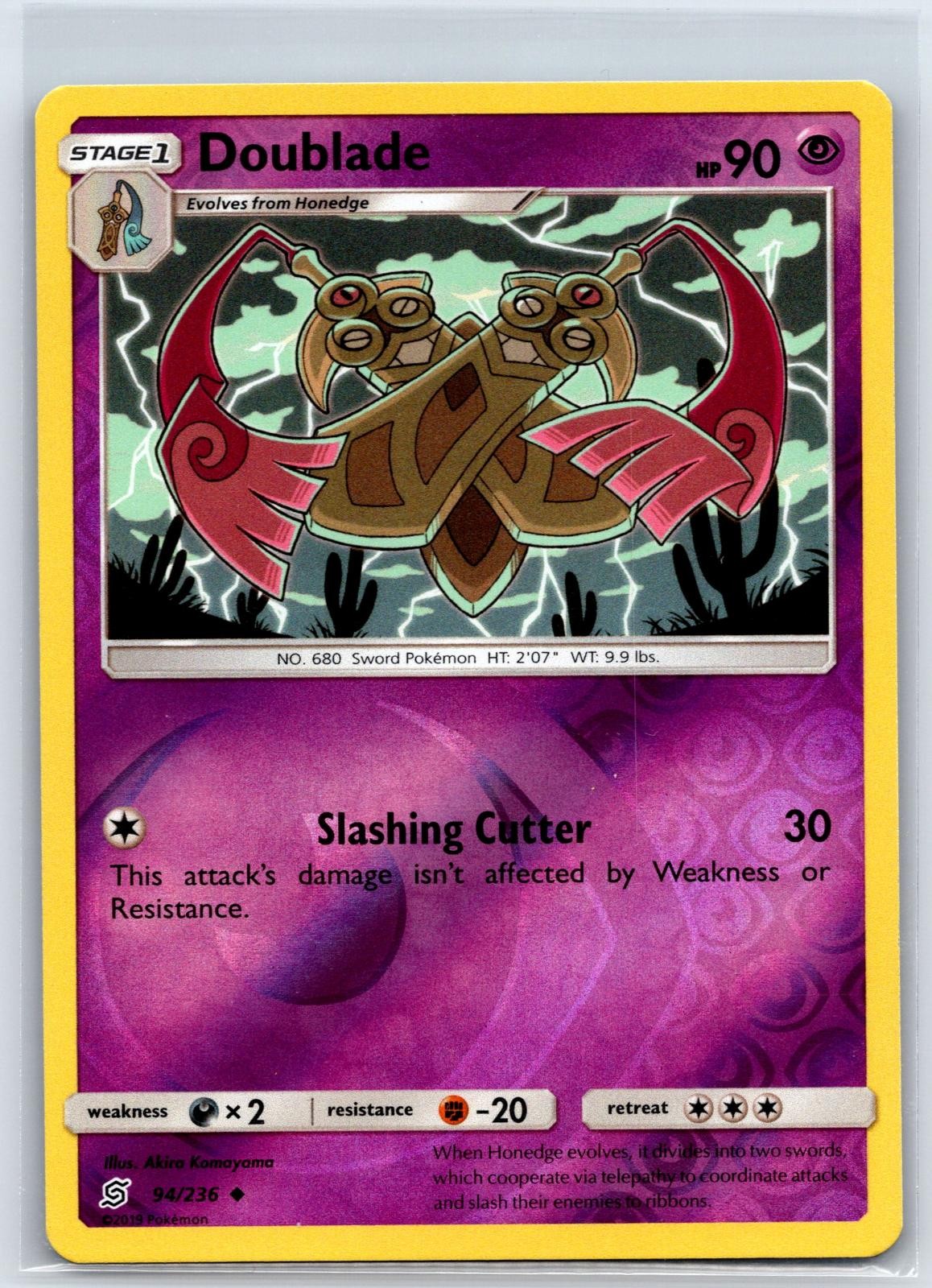 Doublade 94/236 Uncommon Unified Minds Pokemon Reverse Holo NM/M 427-2
