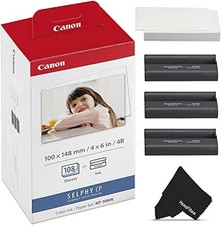 Canon KP-108in 4 X 6" Ink and Paper Set for The CP Series 108 Sheets