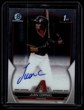 2023 Bowman Chrome #CPA-JCL Juan Corniel Prospect Autographs
