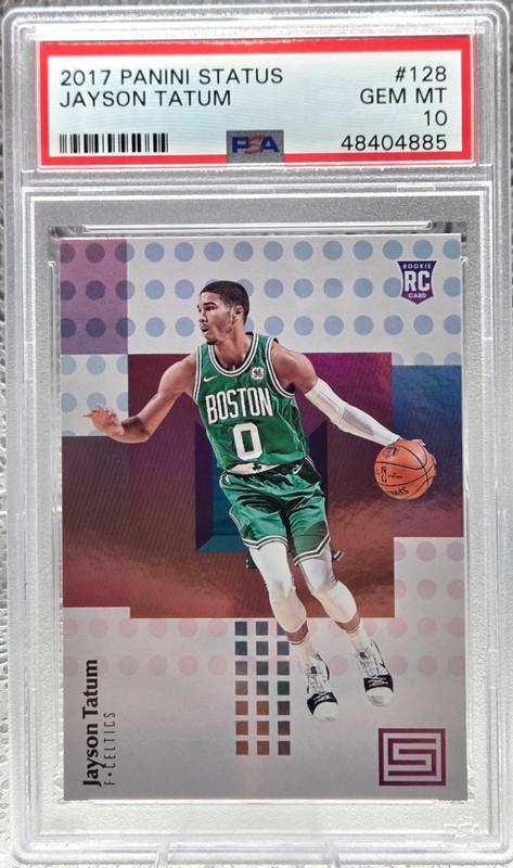 2017 Status Celtics Star ~ JAYSON TATUM Rookie RC Card PSA 10 GEM MINT