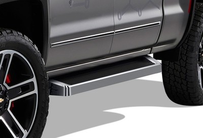iBoard Running Boards Style Fit 07-18 Silverado/Sierra Double Cab