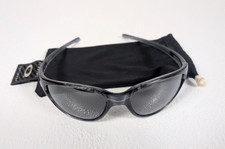 VTG Oakley Straight Jacket Sunglasses Gray Smoke Wrap O-Matter Frame USA READ