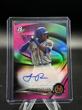 2022 Bowman Platinum Top Prospects Jaylen Palmer Pink Autograph 132/199 #TOP-74