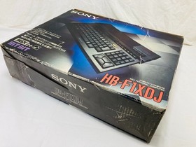 MSX2+ SONY HB-F1XDJ Personal Computer Boxed Maintained- 6631 Good