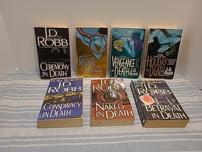Lot of 7 - J D Robb Paperbacks (AKA Nora Roberts) - In Death Series
