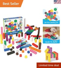 MathLink Cubes Big Builders - Math Manipulatives Kindergarten Games, Pattern ...